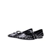 Studded Ballet Flats Lakleer Dubbele Gesp Silvian Heach , Black , Dame...