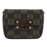 Pre-owned Fabric clutches Loewe Pre-owned , Black , Dames