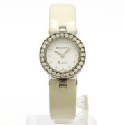 Pre-owned Stainless Steel watches Bvlgari Vintage , White , Dames