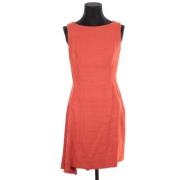 Pre-owned Wool dresses Dior Vintage , Orange , Dames