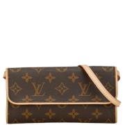 Pre-owned Canvas louis-vuitton-bags Louis Vuitton Vintage , Brown , Da...