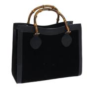 Pre-owned Suede gucci-bags Gucci Vintage , Black , Dames