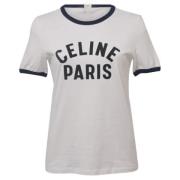 Pre-owned Cotton tops Celine Vintage , White , Dames