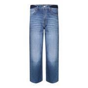 Faded Denim Slim Fit Jeans 7 For All Mankind , Blue , Dames