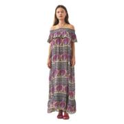 Maxi jurk Tala Antik Batik , Multicolor , Dames