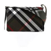 Check Schoudertas Burberry , Multicolor , Dames