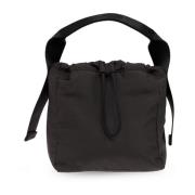 Handtas met logo Ganni , Black , Dames