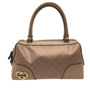 Pre-owned Canvas gucci-bags Gucci Vintage , Beige , Dames