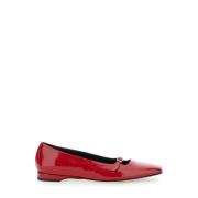 Rode platte schoenen Emilie Carel , Red , Dames