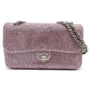 Pre-owned Fabric chanel-bags Chanel Vintage , Pink , Dames