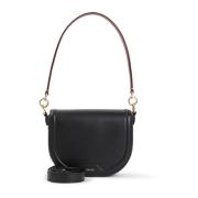 Zwarte Cross Body Tas Bally , Black , Dames