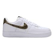 Retro Ivory Snake Lage Top Sneakers Nike , White , Heren