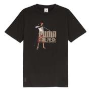 X One Piece Tee T-shirt Puma , Black , Heren