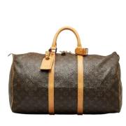 Pre-owned Canvas louis-vuitton-bags Louis Vuitton Vintage , Brown , Da...