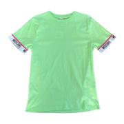 Katoenen T-Shirt met Korte Mouwen, Model A07824305 Moschino , Green , ...