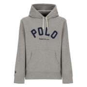 Grijze Katoenen Hoodie met Logo Ralph Lauren , Gray , Heren