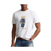 Polo T-shirt Korte Mouw Wit Ralph Lauren , White , Heren