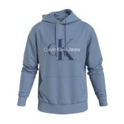 Heren Hoodie, Seasonal Monologo Regular Calvin Klein Jeans , Blue , He...