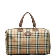 Pre-owned Canvas travel-bags Burberry Vintage , Brown , Dames