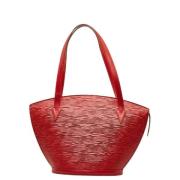 Pre-owned Leather louis-vuitton-bags Louis Vuitton Vintage , Red , Dam...