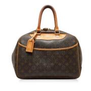 Pre-owned Canvas handbags Louis Vuitton Vintage , Brown , Dames