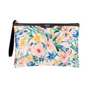 Glanzende Satijnen Avond Clutch Wouf , Multicolor , Dames