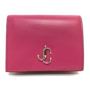 Pre-owned Leather wallets Jimmy Choo Pre-owned , Pink , Dames