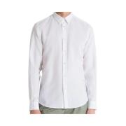 Slim Fit Linnen Overhemd Soft Touch Antony Morato , White , Heren