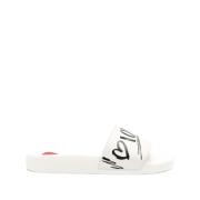 Dames Slippers van Love Moschino Love Moschino , White , Dames