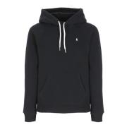 Zwarte Katoenen Hoodie met Koordjes Ralph Lauren , Black , Dames