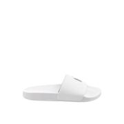 Heren Slide Sandalen Synthetisch Materiaal Ralph Lauren , White , Here...