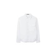 Gabardine Stretch Shirt Luisa Cerano , White , Dames