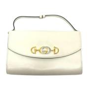 Pre-owned Leather gucci-bags Gucci Vintage , White , Dames