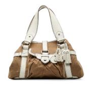 Pre-owned Canvas handbags Celine Vintage , Brown , Dames