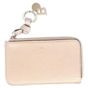 Pre-owned Leather wallets Chloé Pre-owned , Beige , Dames