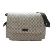 Pre-owned Canvas gucci-bags Gucci Vintage , Beige , Dames