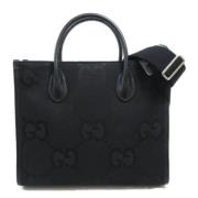 Pre-owned Canvas gucci-bags Gucci Vintage , Black , Dames