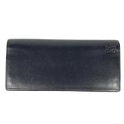 Pre-owned Leather wallets Loewe Pre-owned , Black , Dames