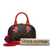 Pre-owned Canvas handbags Louis Vuitton Vintage , Brown , Dames