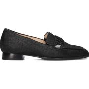 Zwarte Leren Loafers voor Dames Hassia , Black , Dames