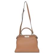 Pre-owned Leather fendi-bags Fendi Vintage , Brown , Dames