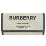 Pre-owned Canvas wallets Burberry Vintage , Gray , Dames