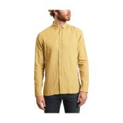 Gele Tab Shirt Oliver Spencer , Yellow , Heren