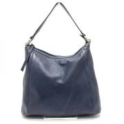 Pre-owned Leather gucci-bags Gucci Vintage , Blue , Dames