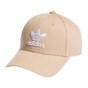 Trefoil Baseball Beige Hat Adidas Originals , Beige , Unisex