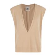 Elegant Martina Jurk Semicouture , Beige , Dames