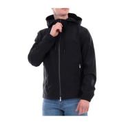 Zwarte Hooded Jas Waterdicht Ademend Ciesse Piumini , Gray , Heren