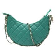 Pre-owned Leather chanel-bags Chanel Vintage , Green , Dames