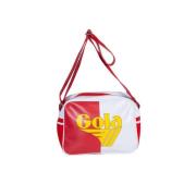 Rode Stoffen Handtas met Schouderband Gola , Red , Dames