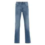 Slim Fit Light Denim Jeans Hugo Boss , Blue , Heren